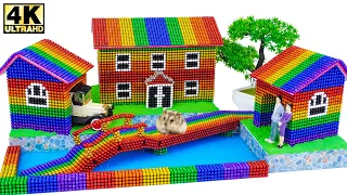 Magnet Challenge How to Make a Beautiful Hamster Villa with Magnetic Balls