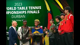 Final Ganda Campuran SUN Yingsha & WANG Chuqin vs Hina HAYATA & Tomokazu HARIMOTO