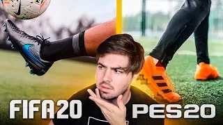 FIFA 20 VS PES 20! QUAL ESTÁ COM GRÁFICOS MELHORES???