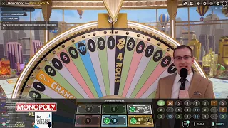 Evolution Gaming & Stake : Monopoly Scam (slow down wheel)