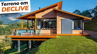 Terreno em Declive: 30 Casas de campo em terreno inclinado