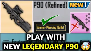 Play With LEGENDARY P90 🤯 PUBG METRO ROYALE