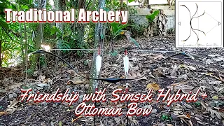 #traditionalarchery Friendship with Simsek Hybrid + Ottoman Bow