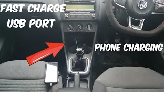 How to install Polo 6r/6c *FAST CHARGE*  Usb port