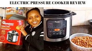 RAMTONS ELECTRIC PRESSURE COOKER REVIEW|HOW TO BOIL BEANS COOK WITH ME| IS IT WORTHY?