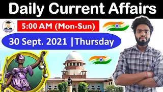 30 September 2021 Daily Current Affairs 2021 | The Hindu News analysis, Indian Express, PIB analysis