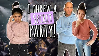 I Threw A SECRET PARTY! my parents had NO idea!
