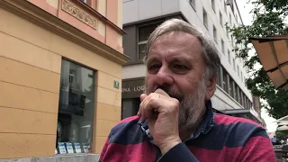 Žižek // "I am for communism but with Julian Assange, who controls it."