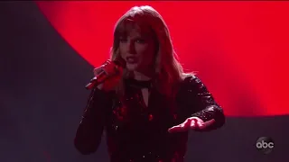 Taylor Swift's performance at 2018 amas | I Did Something Bad