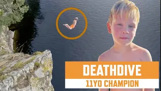 11YO Is The King Of DeathDiving