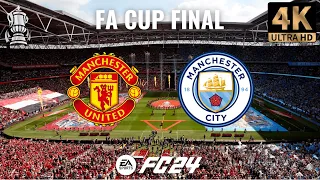 Manchester United vs Manchester City | FA Cup Final | EA FC 24 | PS5™ 4K HD