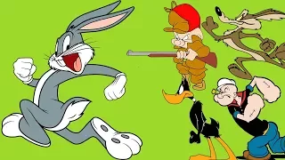 GRANDES DIBUJOS ANIMADOS CLÁSICOS: Bugs Bunny, el Pato Lucas, Popeye, Caricaturas Animadas Viejas HD