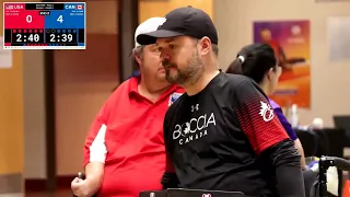 Montréal World Boccia Cup 03.05.2024. UNITED STATES of AMERICA vs CANADA (BC4)