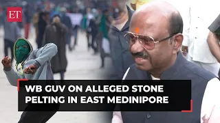 Guv Ananda Bose on alleged stone pelting incident in East Medinipore: 'It's EC's responsibility...'