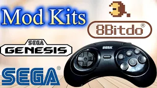 REVIEW - Mod Kit - DIY da 8Bitdo para o CONTROLE DE 6 botões do MEGA DRIVE - SEGA GENESIS