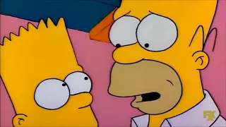 Homer's Last Day With Bart And Lisa - The Simpsons