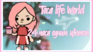 Toca World| 24 часа в одном цвете|Челлендж!