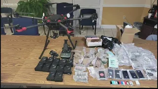 Georgia man arrested after drone carrying contraband lands on patrol car