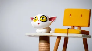 Using Polymer Clay to Make a Cat Tower for Daijin from Suzume