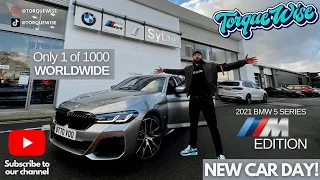 WE BOUGHT A NEW CAR! | 2021 BMW 5 SERIES M EDITION (G30 LCI) | Only 1 of 1000 #NewCarDay