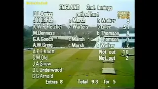 Jeff Thomson 5/38 vs England 1975.