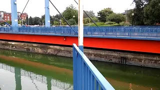 Preston Dock Swing Bridge opening (2018)