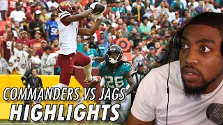 Commanders vs Jags Highlights Reaction