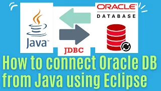 How To Connect Oracle Database from Java using JDBC & Eclipse