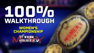 Women's Championship 100% Walkthrough - Championship Mode | WWF No Mercy