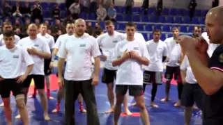 Ударная техника Федора Емельяненко striking by Fedor Emelianenko ! Семинар Союза MMA  Часть 1