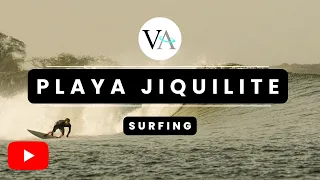 Surfing at Playa Jiquilite, Nicaragua ( Playa Popoyo / Playa Santana )