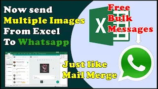 How to send whatsapp messages with multiple images from excel sheet