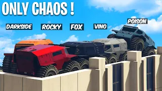 Chaotic Transform Parkour 😄 | Gta 5 Stunt Race - Black FOX