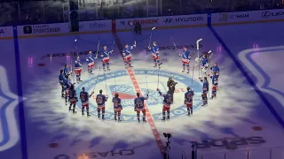 NY Rangers Opening Night 2022-23 Player Introductions