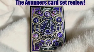 Unboxing Bicycle The Avengers Infinity Saga Playing Card set!