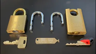 Abus 83 Shackle Change - Two Methods