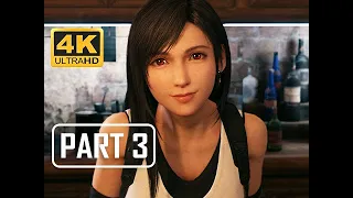 FINAL FANTASY 7 REMAKE Walkthrough Part 3 - Tifa Lockhart & Marlene (4K PS4 Pro Gameplay)