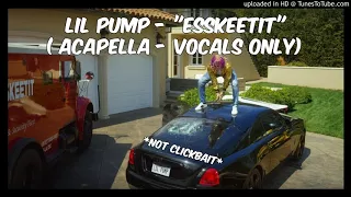 Lil Pump - "ESSKEETIT" (Acapella-Vocals Only) *NOT CLICKBAIT*