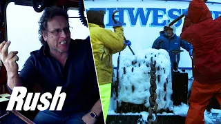 Sig Hansen FURIOUS With His Anchor Frozen Solid! | Deadliest Catch