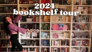 2024 BOOKSHELF TOUR 📚 my entire 600+ book collection