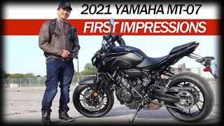 2021 Yamaha MT-07 a Short Rider’s First Impressions