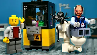 Внучек и Granny Строят из LEGO / Анимация / Гостиная, Ванная комната, Игровой Автомат