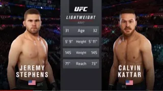 UFC 249: Jeremy Stephens vs. Calvin Kattar [Full Fight Sim] UFC 3