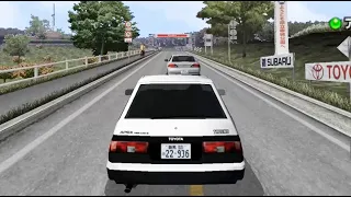 Initial D Street Stage PSP All tracks gameplay