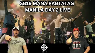 Two ROCK Fans REACT to SB19 MANA LIVE PAGTATAG Manila Day 2