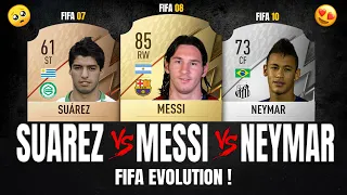 Suárez VS Messi VS Neymar FIFA EVOLUTION! 😱🔥 | FIFA 07 - FIFA 22