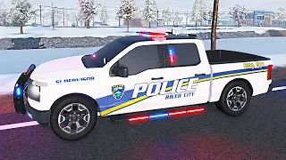 Bro Can't Outrun The New Electric Police Car! | ERLC ROBLOX