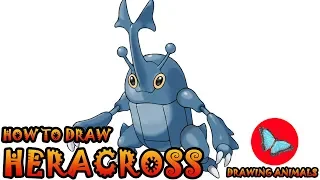 How To Draw Heracross Pokemon | Drawing Animals