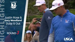 2019 U.S. Open, Round 3: Gary Woodland and Justin Rose