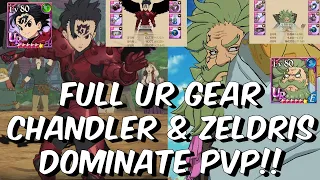 Full UR Gear Festival Zeldris & Chandler DOMINATE Top 100 Elite PVP - Seven Deadly Sins: Grand Cross